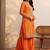 Women bandhani printed regular gotta patti kurta with sharara & with dupatta