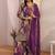 Women ethnic motifs printed regular thread work kurta with sharara & with dupatta