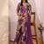 Women ethnic motifs printed regular thread work kurta with sharara & with dupatta
