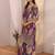 Women ethnic motifs printed regular thread work kurta with sharara & with dupatta