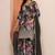 Women floral printed regular gotta patti kurta with sharara & with dupatta