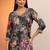 Women floral printed regular gotta patti kurta with sharara & with dupatta