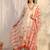 Women floral printed regular thread work kurta with trousers & with dupatta