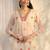 Women floral printed regular thread work kurta with trousers & with dupatta