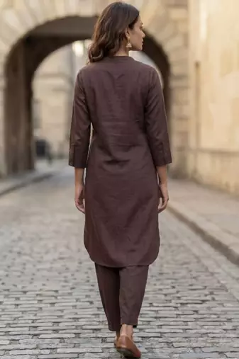 Women regular pure cotton kurta with salwar