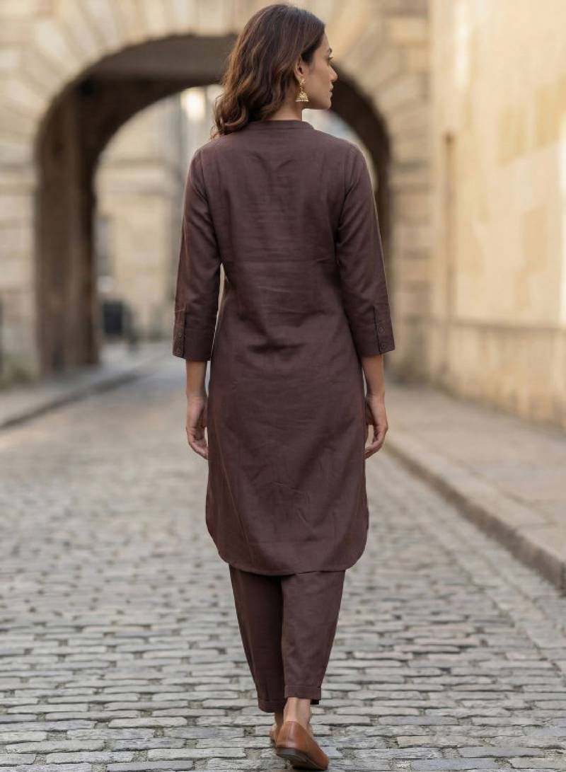 Women regular pure cotton kurta with salwar
