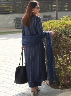 Women ethnic motifs printed regular kurta with palazzos & with dupatta 2