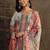 Women floral printed regular kurta with trousers & with dupatta