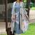 Women printed regular kurta with palazzos & with dupatta