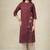 Women pure cotton kurta with trousers
