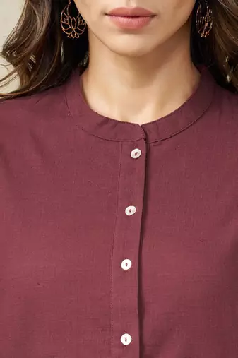 Women pure cotton kurta with trousers