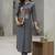 Women ethnic motifs printed regular kurta with trousers