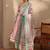 Women ethnic motifs printed panelled kurta with trousers & with dupatta