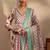 Women ethnic motifs printed panelled kurta with trousers & with dupatta