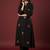Women ethnic motifs embroidered regular thread work kurta with trousers