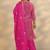 Women ethnic motifs printed regular kurta with sharara & with dupatta