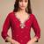 Women floral embroidered regular kurta with palazzos & with dupatta