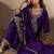 Women ethnic motifs embroidered regular kurta with palazzos & with dupatta