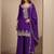 Women ethnic motifs embroidered regular kurta with palazzos & with dupatta