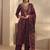Women floral printed regular kurta with trousers & with dupatta
