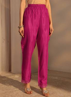 Women floral embroidered regular kurta with trousers & with dupatta 3