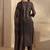 Women floral printed panelled kurta with trousers & with dupatta