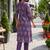 Women ethnic motifs printed regular kurta with trousers