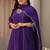 Libas plus size purple embellished a-line suit set