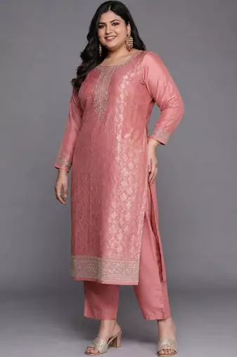 Women floral regular kurta with trousers & with dupatta