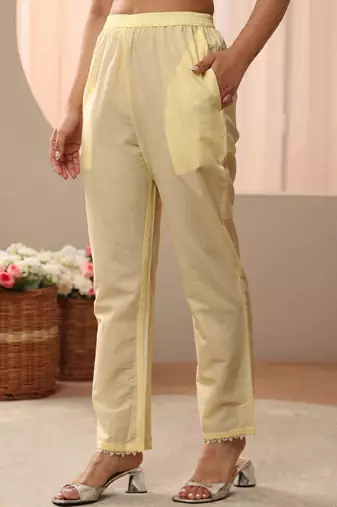 Women floral embroidered panelled kurta with trousers & with dupatta