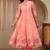 Women floral embroidered regular mirror work kurta with trousers & with dupatta