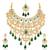 Exotic Gold Plated AD Necklace Set For Women