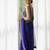 Blue silk embroidered sequins work heavy look ethnic saree with blouse
