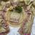 Golden manipuri silk embroidered thread work heavy look ethnic saree with blouse