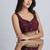 Maroon chiffon embroidered zari work heavy look ethnic saree with blouse