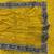 Yellow silk embroidered sequins work heavy look ethnic saree with blouse