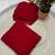 Red faux georgette embroidered sequins work heavy look ethnic saree with blouse