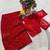 Red net embroidered sequins work heavy look ethnic saree with blouse