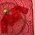 Red net embroidered sequins work heavy look ethnic saree with blouse