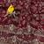 Maroon satin embroidered sequins work heavy look ethnic saree with blouse