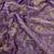 Purple satin embroidered sequins work heavy look ethnic saree with blouse