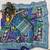 Multicolor silk printed kalamkari heavy look ethnic saree with blouse