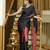 Black silk embroidered mirror work heavy look ethnic saree with blouse