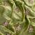 Green satin embroidered thread work heavy look ethnic saree with blouse