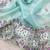 Green georgette embroidered thread work heavy look ethnic saree with blouse