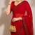 Multicolor satin embroidered sequins work heavy look ethnic saree with blouse