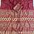 Maroon Color Fancy Big Mirror Embroidery Cut Work Lace Fitting With Bandhani Printing Creap Silk Saree