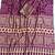 Violet Color Fancy Big Mirror Embroidery Cut Work Lace Fitting With Bandhani Printing Creap Silk Saree