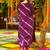 Purple muslin silk blend kurti pant set