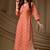 Orange rayon kurti palazzo set